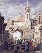 Adrien Dauzats Mosque of Al Azhar in Cairo china oil painting artist